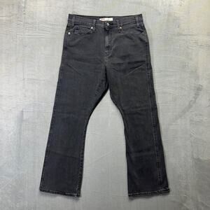 Signature Levi Strauss Women's High-Rise Kick Boot Jeans Size 10 Black #2011